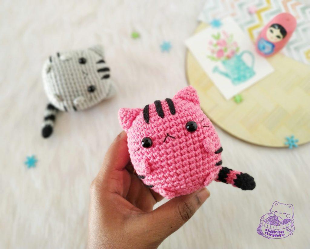 Chubby cat amigurumi