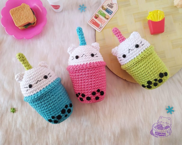 Boba cat amigurumi