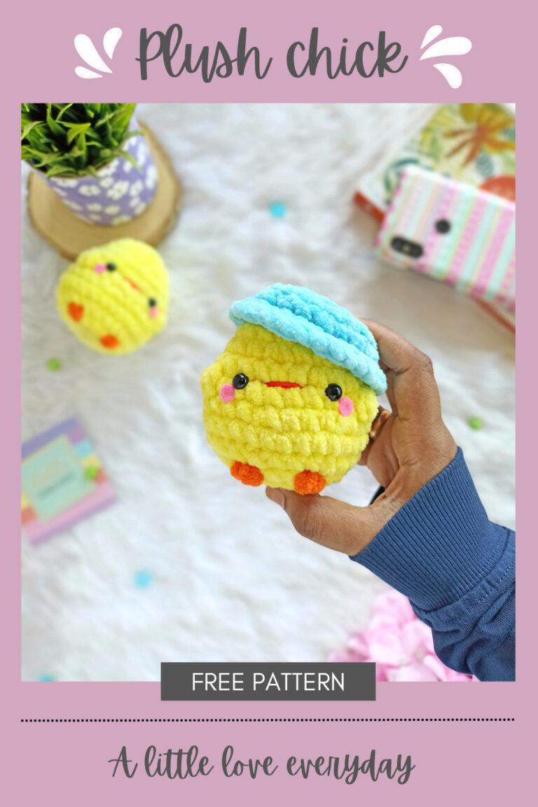 Amigurumi plush chick