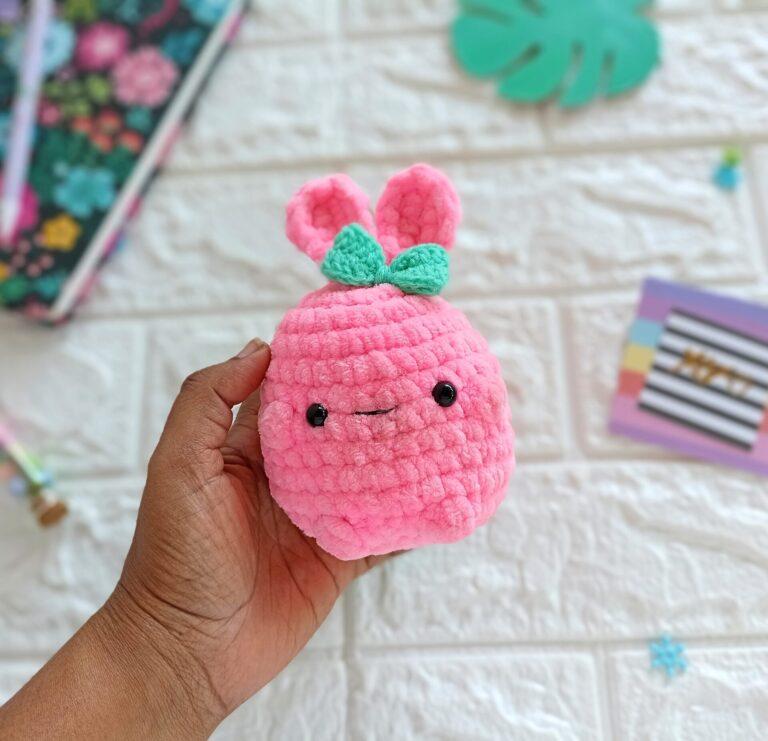 Chubby bunny amigurumi