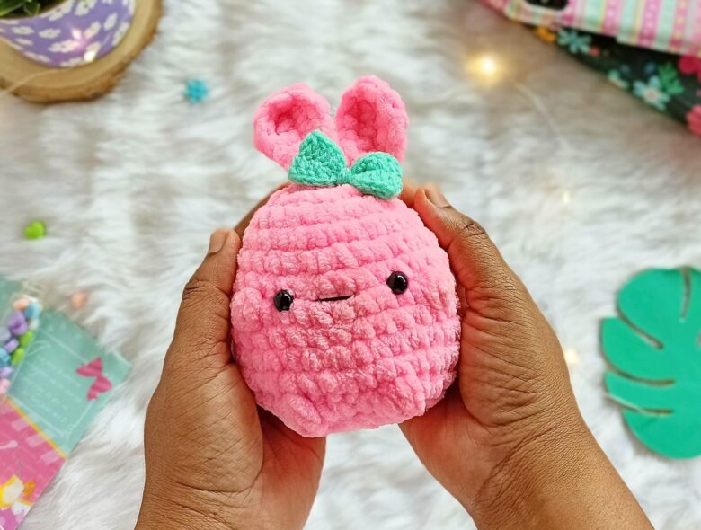Chubby bunny amigurumi