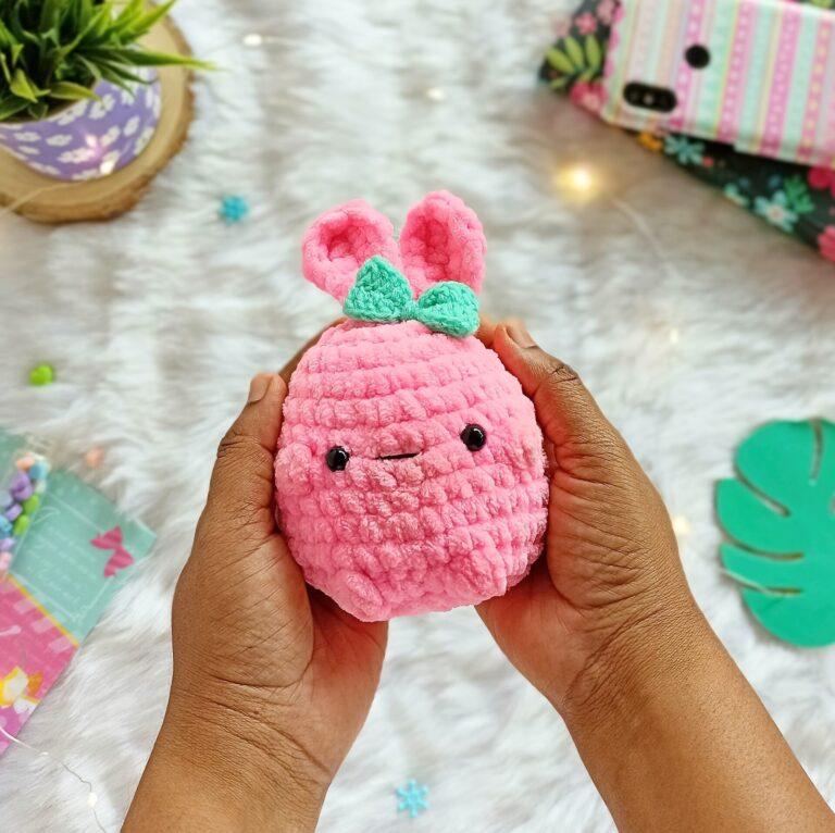 Chubby bunny amigurumi