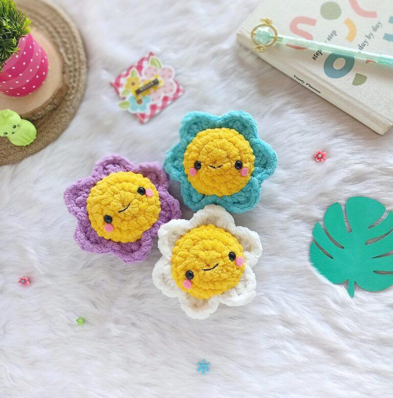 Daisy flower amigurumi