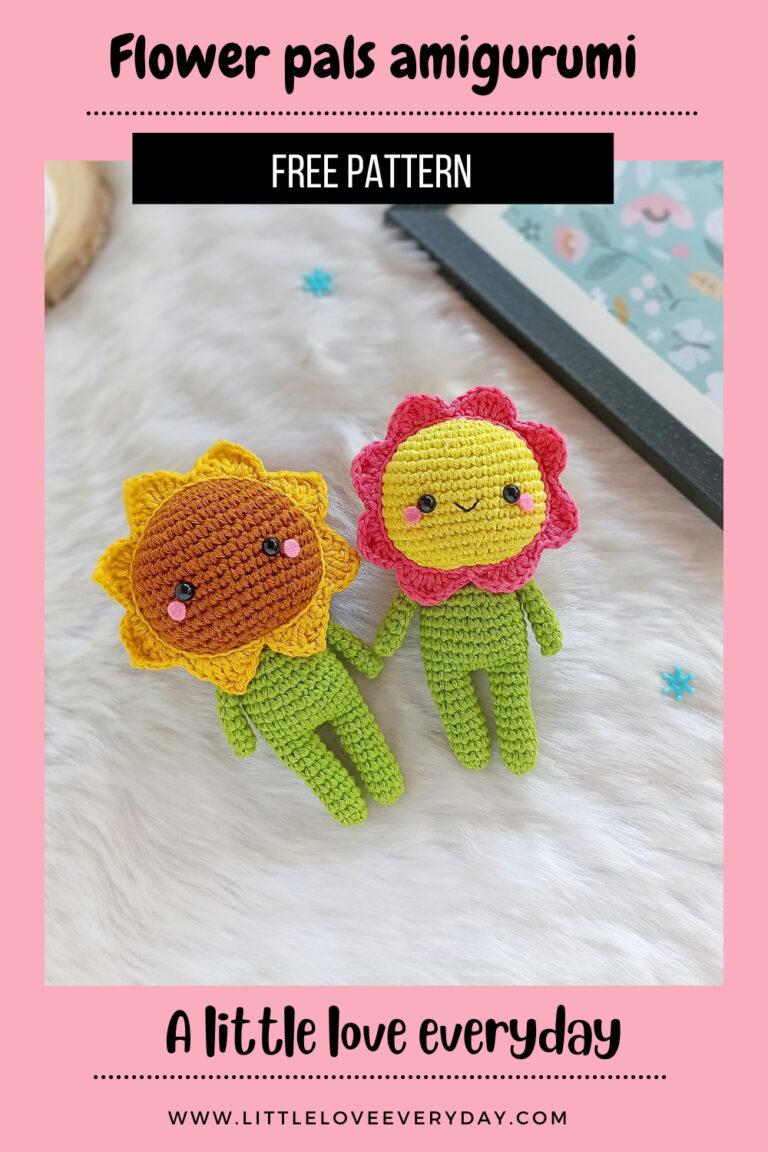 Flower pals pin