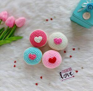 Valentine cookies amigurumi