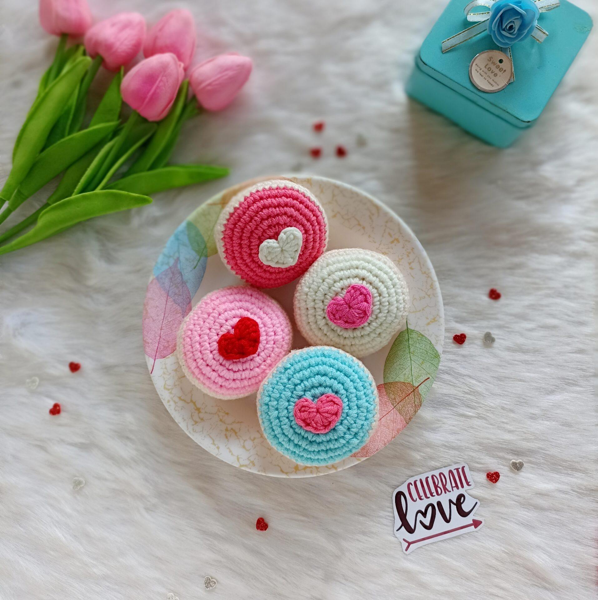 Valentine cookies amigurumi