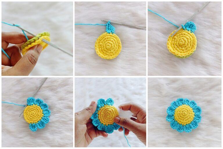 Crochet daisy flower tutorial