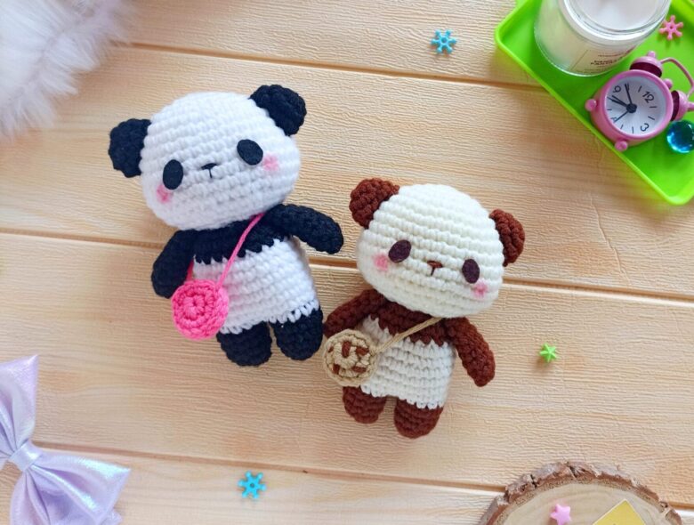 Amigurumi panda pattern