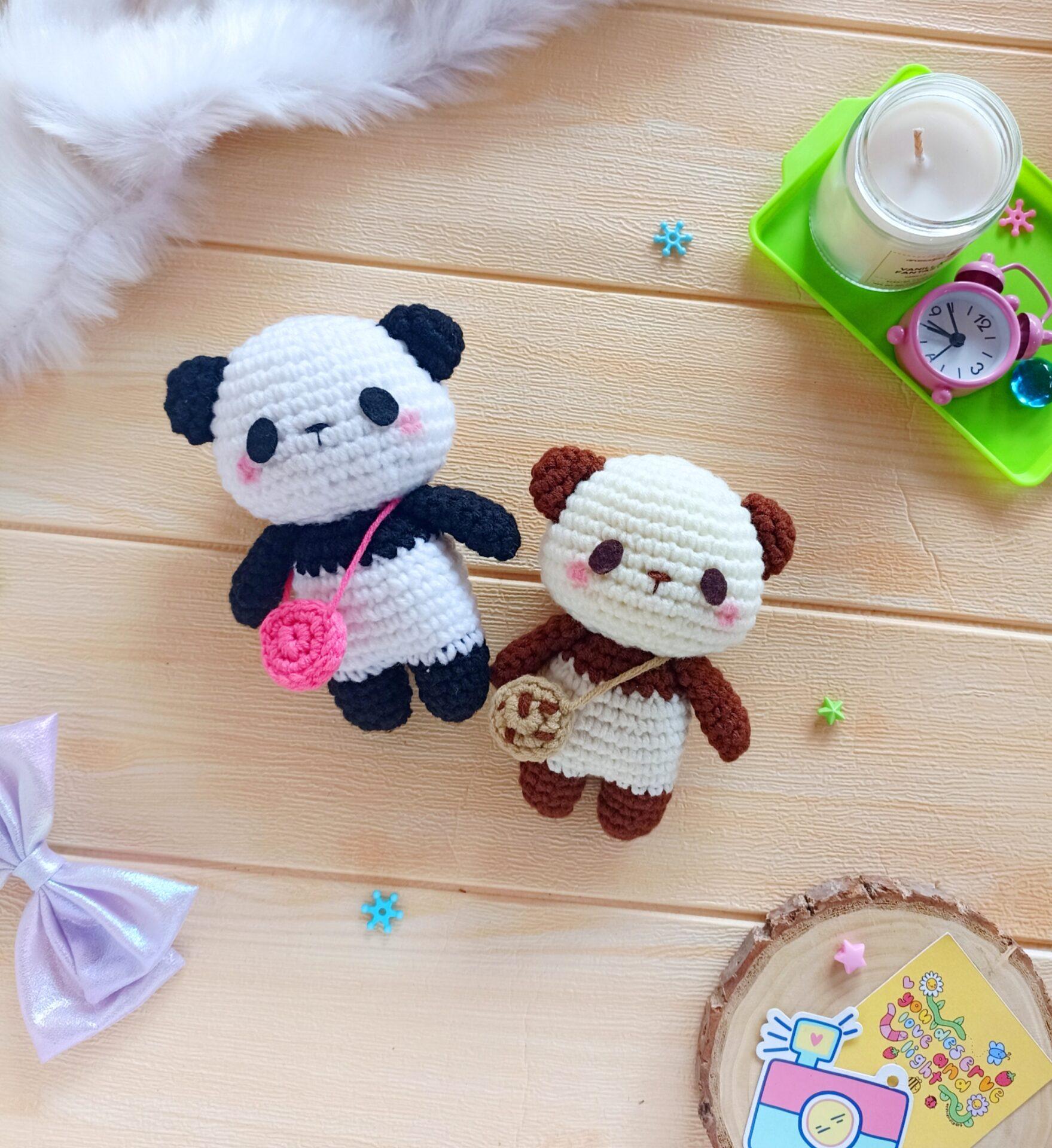 Amigurumi panda pattern