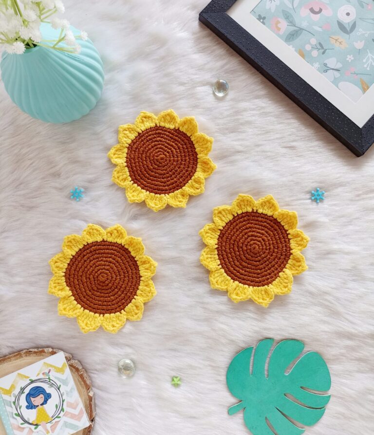 Sunflower coaster