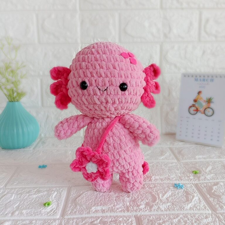 Amigurumi Axolotl free pattern