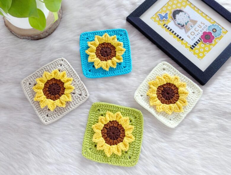 Sunflower Granny Square