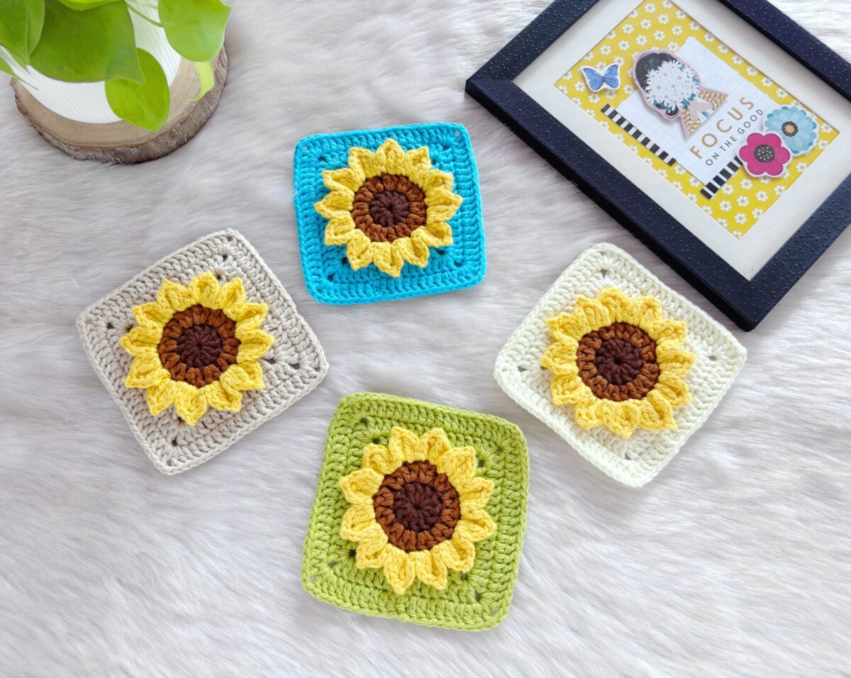 Sunflower Granny Square
