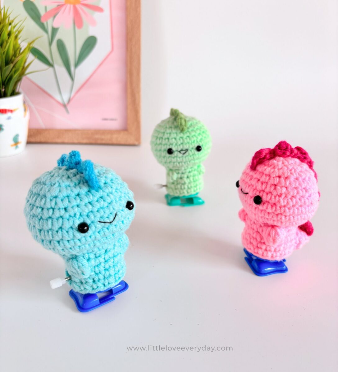 Windup walking amigurumi