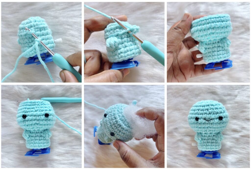 Dino amigurumi