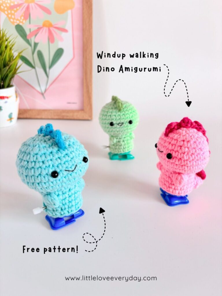 Windup walking amigurumi