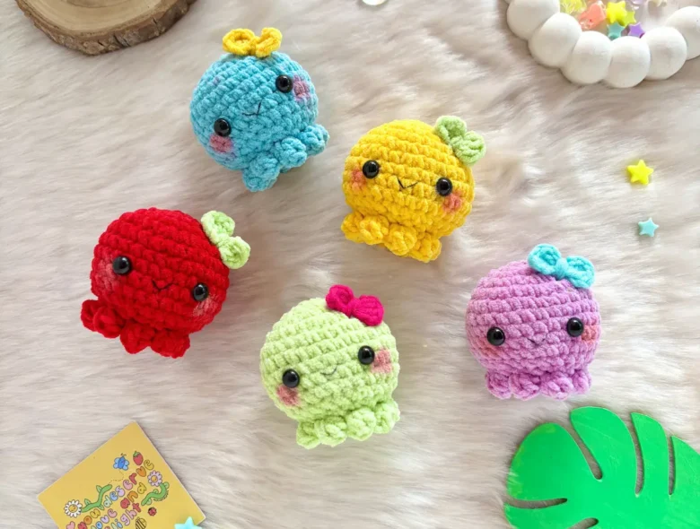 No-Sew octopus amigurumi