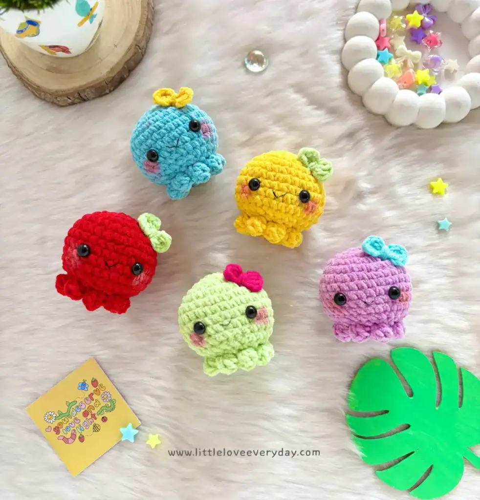 No-Sew octopus amigurumi