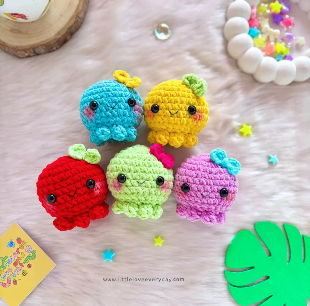 Crochet No-Sew octopus