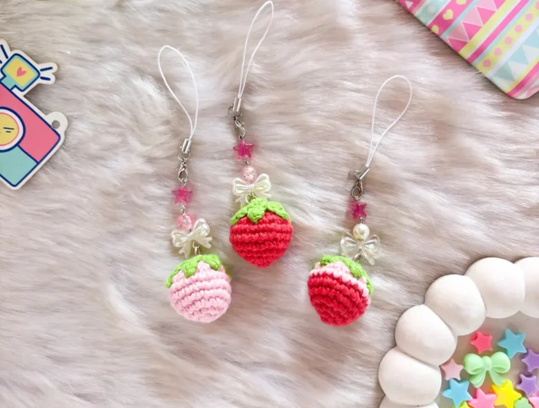 Crochet Strawberry cover