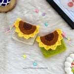 Crochet Sunflower purse